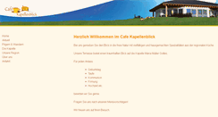 Desktop Screenshot of cafe-kapellenblick.de